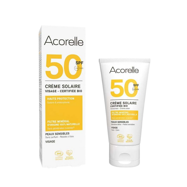Crème Solaire Bio Visage SPF 50 - Nuoo