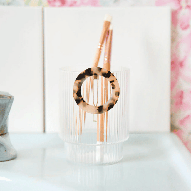 Barrette ronde Écaille - Nuoo