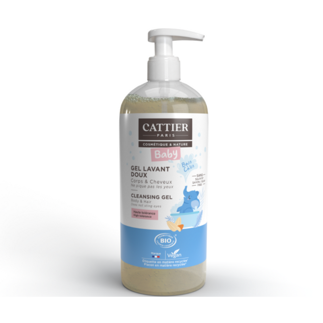 Gel Lavant Doux Cheveux et Corps bébé - Nuoo