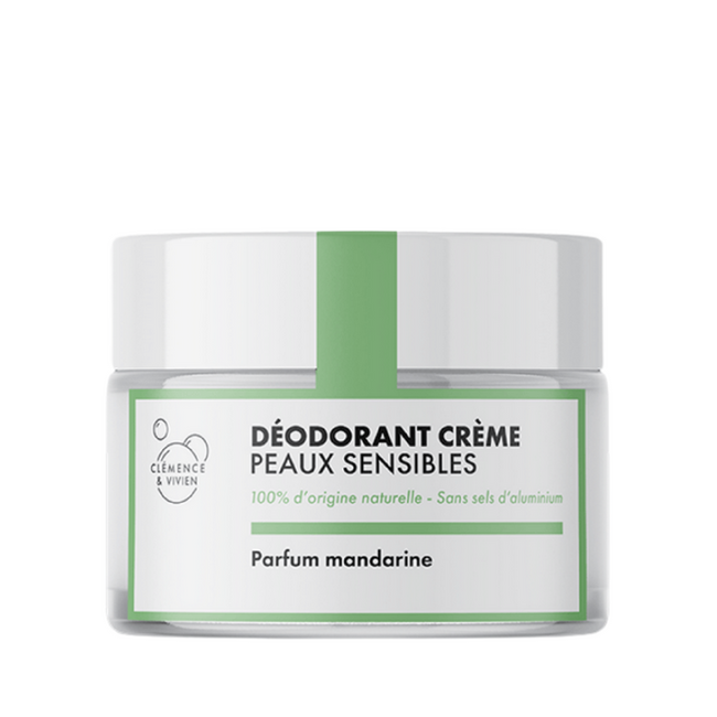 Déodorant Crème Peaux Sensibles - Mandarine - Nuoo