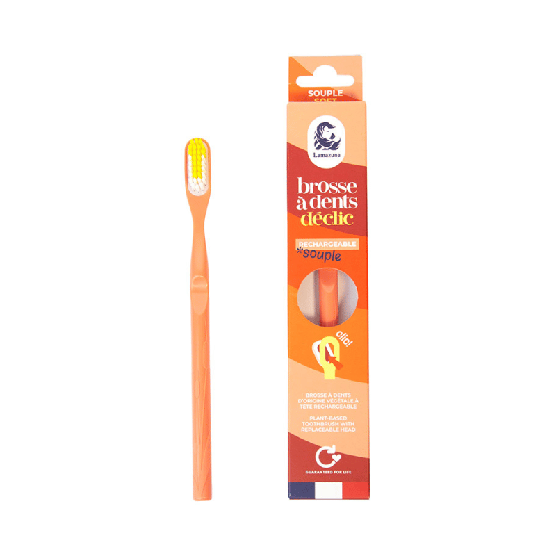 Brosse à dents écologique rechargeable - SOUPLE - Nuoo