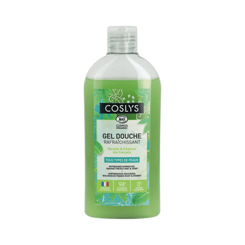 Coslys - Corps - Hygiène - Gels douche - Gel Douche Rafraîchissant Menthe & Chanvre - NUOO