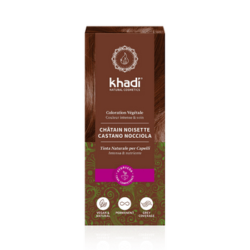 Khadi - Colorations - Teinture aux plantes Châtain Noisette - NUOO