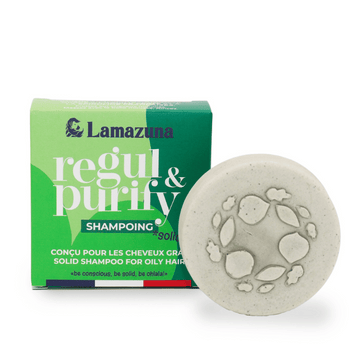 Shampoing Solide Regul & Purify à l'Argile Verte & Spiruline