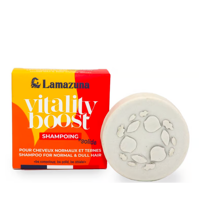 Shampoing Solide à l'Argile Blanche et Verte - Vitality Boost - Nuoo