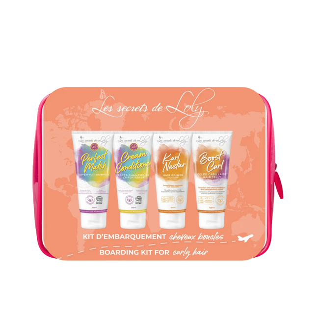 Trousse Voyage en 4 Etapes - Cheveux Bouclés - Nuoo