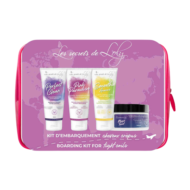 Trousse Voyage en 4 Etapes - Cheveux Crépus - Nuoo
