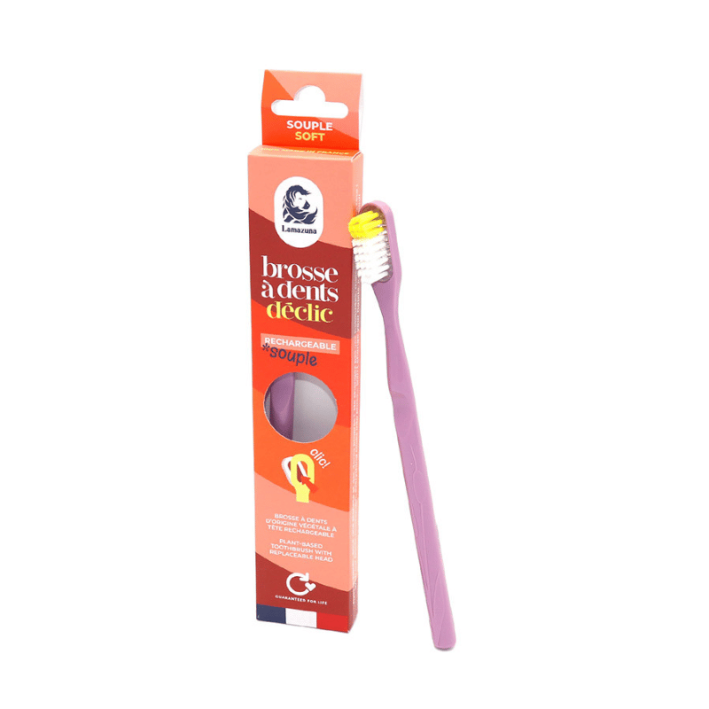 Brosse à dents écologique rechargeable - Médium - Nuoo