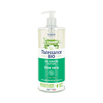 Gel douche vivifiant Aloe vera- Natessance - Hygiène