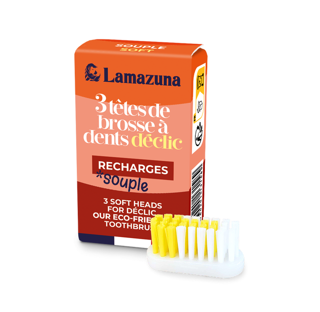 Recharge 3 Têtes Brosse à Dents - Nuoo