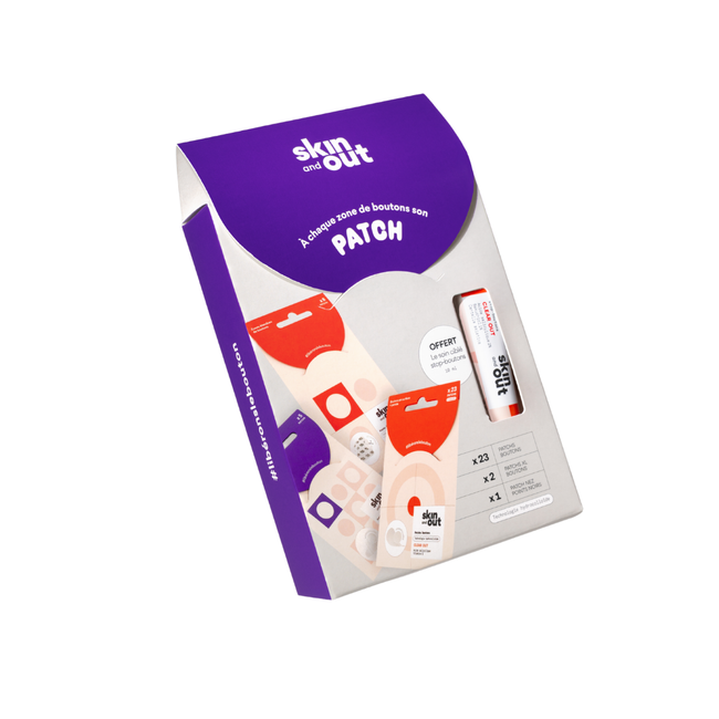 Kit multi-patchs (3 patchs + 1 mini stop boutons) - Nuoo
