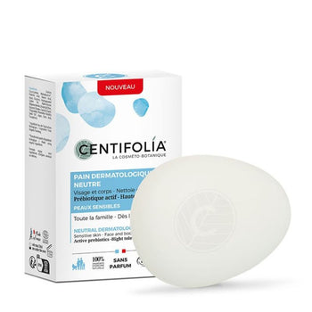 Centifolia - Pain Dermatologique Neutre - Savons SOlides - bio - Vegan