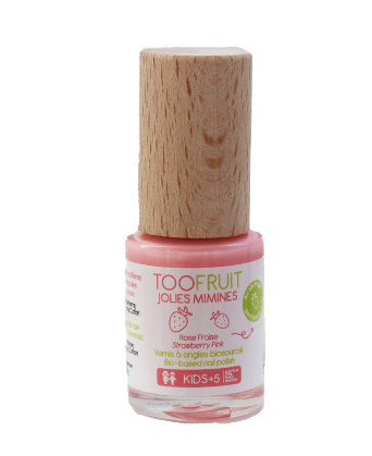 Vernis naturel enfant fraise - Jolies Mimines - Nuoo