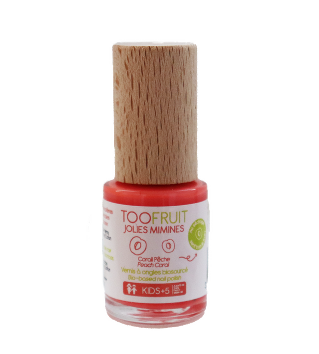 Vernis naturel enfant Jolies mimines - Pêche - Nuoo
