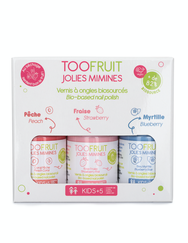Coffret 3 vernis enfant Jolies mimines - Nuoo