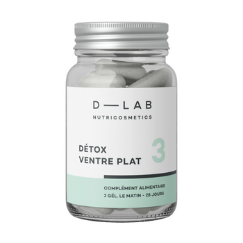 D-LAB - Détox Ventre Plat - Compléments Alimentaires - NUOO
