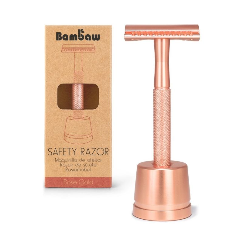 Rasoir de Sureté en Métal avec Support - Nuoo