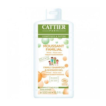 Cattier - Gels douche - Moussant familial bio sans sulfates - Nuoo