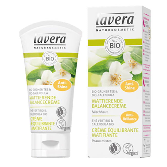 Crème équilibrante matifiante au thé vert bio - Nuoo
