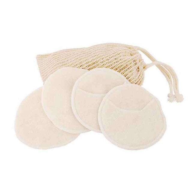 4 Disques Démaquillants en Bambou + Filet de Lavage - Nuoo