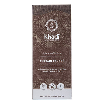 Khadi - Colorations - Soins Colorants Teinture aux plantes Châtain cendré