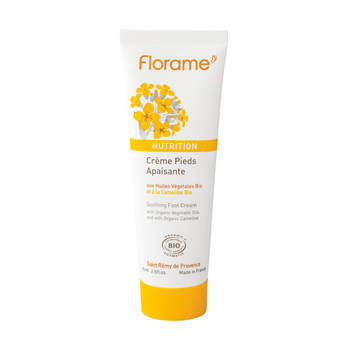 Florame - Soins pieds & jambes - Crème pieds apaisante