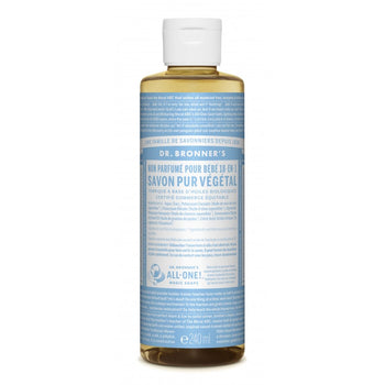 Dr. bronners - Gels douche - Savon liquide non parfumé - Nuoo