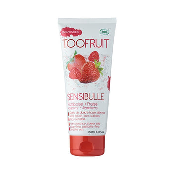 Toofruit - Gels douche & bain enfant - Sensibulle gelée de douche fraise et framboise